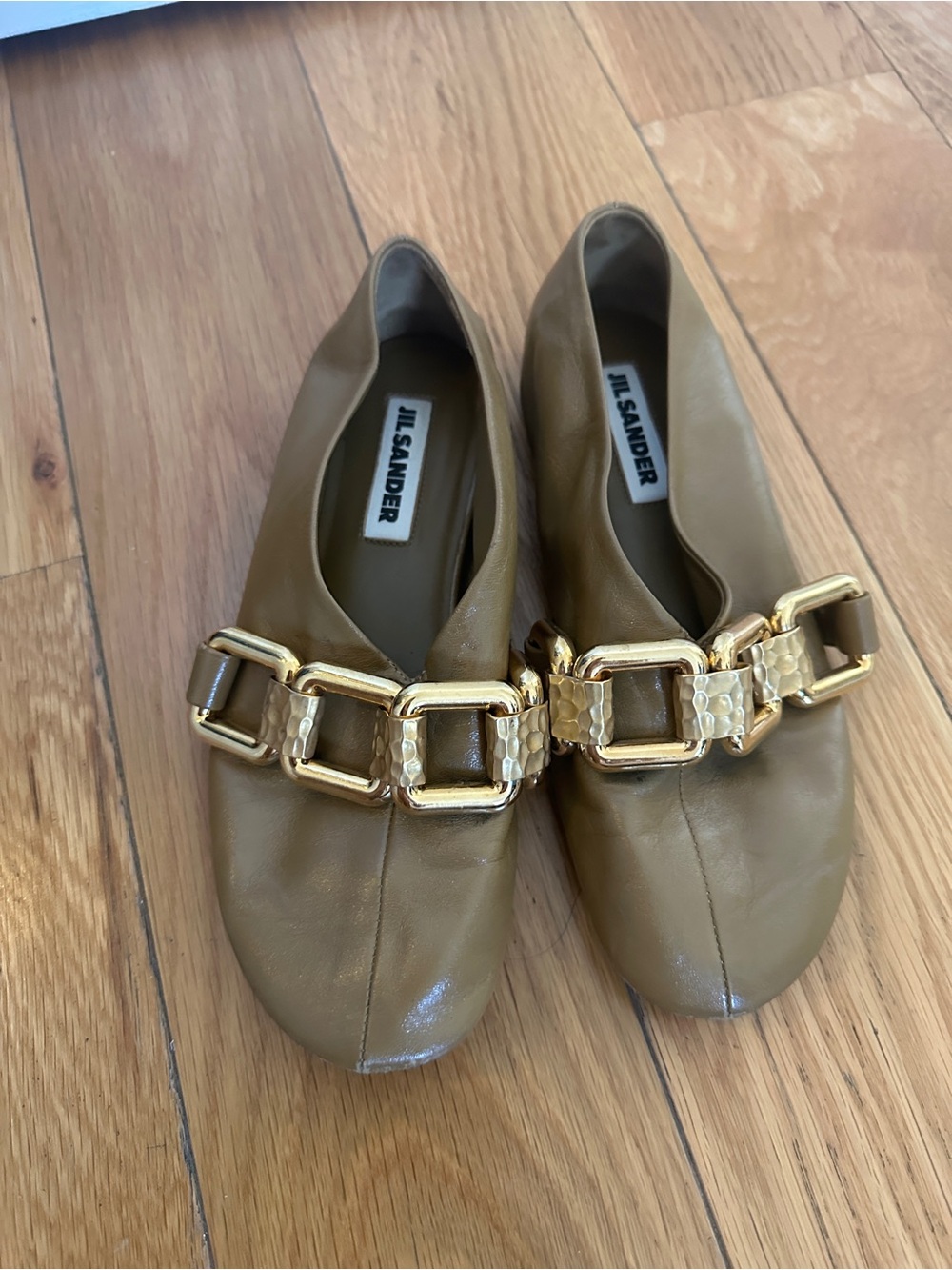 Jil sander flat chain ballet